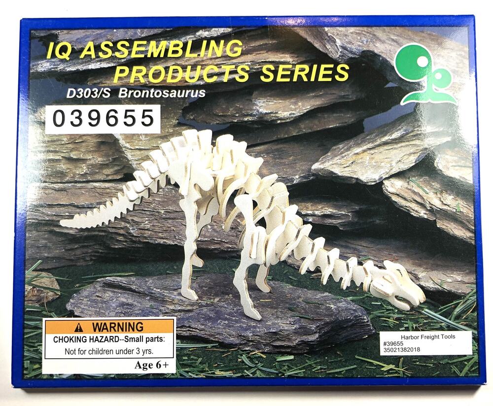Journey to the Age of Giants with the Brontosaurus 3D Puzzle/Model Kit! - vn